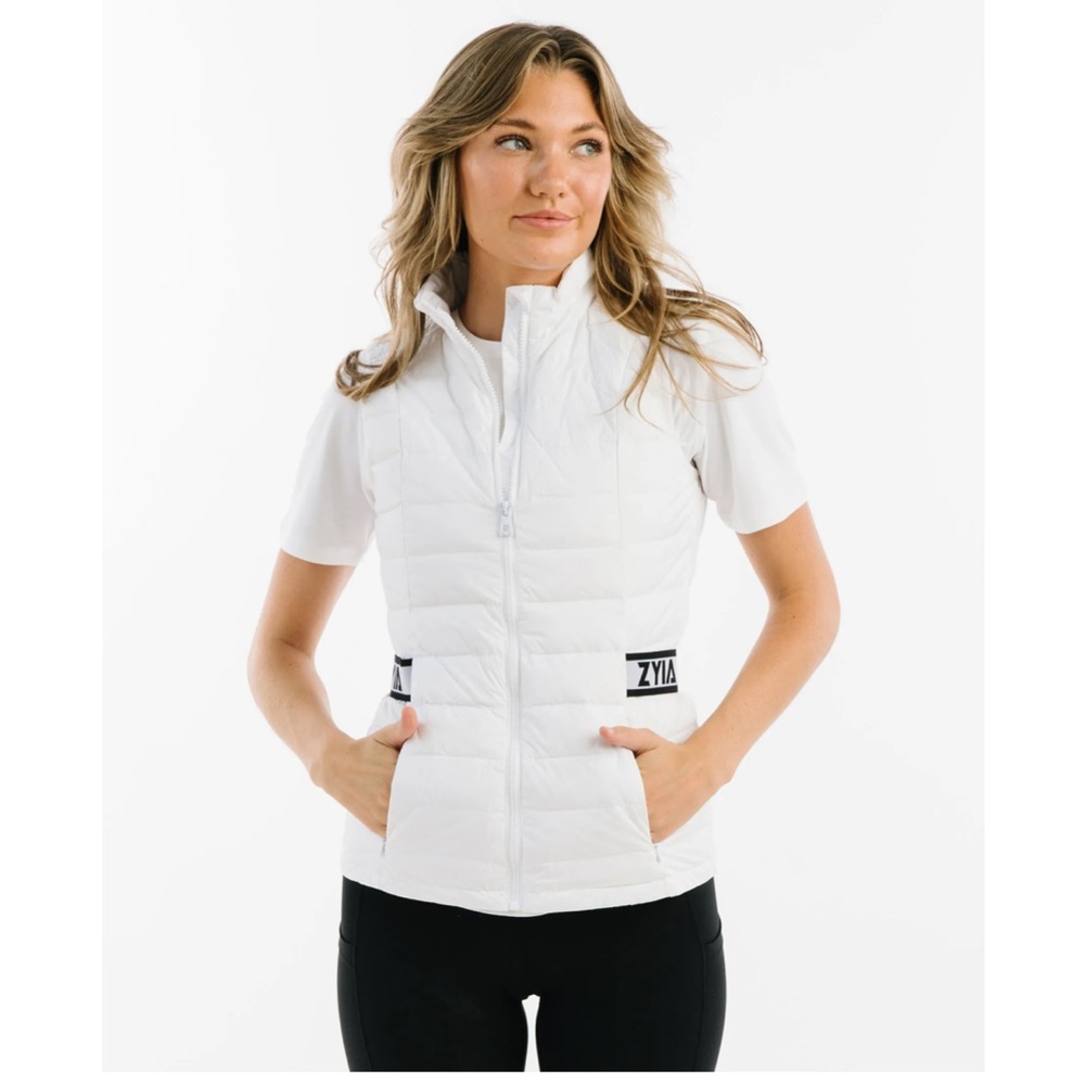 White Alpine Down Vest